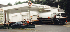 petrol station